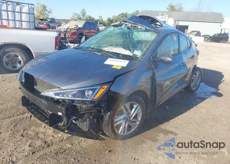 2019 Hyundai Elantra Value Edition из США, поврежденный, VIN KMHD84LF0KU831877